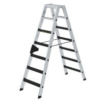 MUNK Stufen-Stehleiter 250 kg beidseitig begehbar mit...