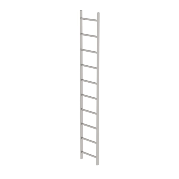 MUNK Schachtleiter Edelstahl V4A 400mm Lichte Weite 10 Sprossen, 63010