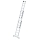 MUNK Sprossen-Mehrzweckleiter 3-teilig mit nivello®-Traverse und Wandlaufrollen 3x6 Sprossen, 33306