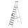 MUNK Stufen-Stehleiter einseitig begehbar mit clip-step R13 9 Stufen, 41629