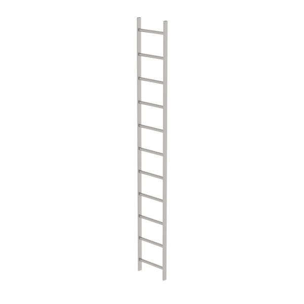 MUNK Schachtleiter Edelstahl V4A 400mm Lichte Weite 11 Sprossen, 63011