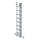 MUNK Sprossen-Schiebeleiter 3-teilig mit nivello®-Traverse 3x8 Sprossen, 20608