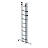 MUNK Mehrzweckleiter 3-teilig mit nivello®-Traverse...