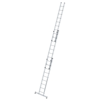 MUNK Mehrzweckleiter 3-teilig mit nivello®-Traverse 3x9 Sprossen, 11108