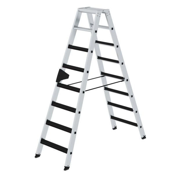 MUNK Stufen-Stehleiter beidseitig begehbar mit clip-step 2x8 Stufen, 41608