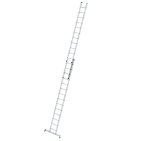 MUNK Sprossen-Mehrzweckleiter 2-teilig mit nivello®-Traverse 2x14 Sprossen, 31228