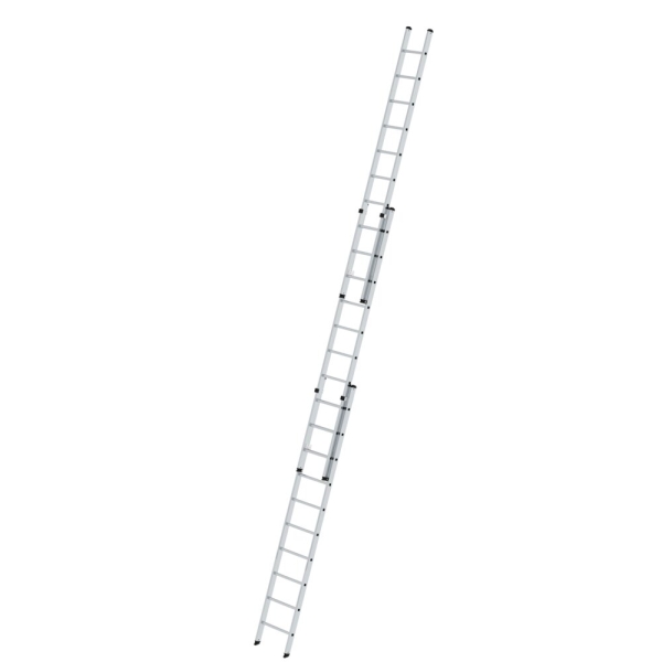 MUNK Sprossen-Schiebeleiter 3-teilig ohne Traverse 3x10 Sprossen, 20310