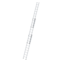 MUNK Sprossen-Schiebeleiter 3-teilig ohne Traverse 3x10...