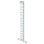 MUNK Sprossen-Schiebeleiter 2-teilig mit Standard-Traverse 2x14 Sprossen, 20814