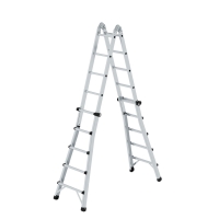 MUNK Teleskopleiter 4-teilig ohne Traverse 4x5 Sprossen, 32017