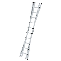 MUNK Teleskopleiter 4-teilig ohne Traverse 4x5 Sprossen, 32017