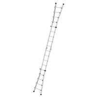 MUNK Teleskopleiter 4-teilig ohne Traverse 4x5 Sprossen, 32017