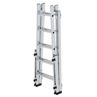 MUNK Sprossen-Stehleiter treppengängig 2x5 Sprossen,...