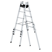 MUNK Sprossen-Stehleiter treppengängig 2x5 Sprossen, 33510