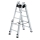 MUNK Sprossen-Stehleiter treppengängig 2x5 Sprossen, 33510