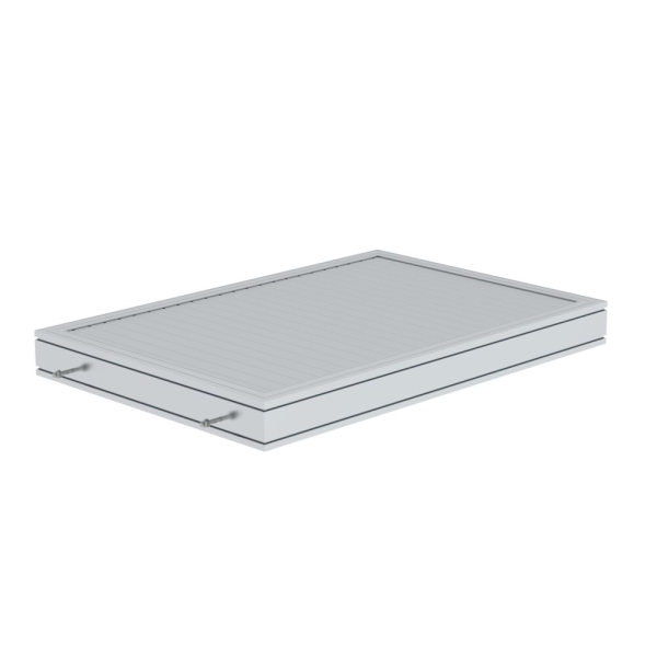MUNK Plattform Aluminium geriffelt Plattformlänge 1260 mm, 632101