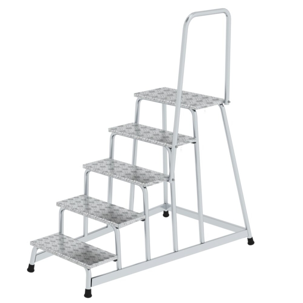MUNK Arbeitspodest starr mit Handlauf 5 Stufen, 50045