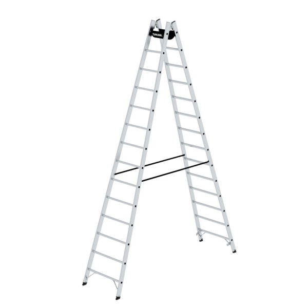 MUNK Sprossen-Stehleiter 2x14 Sprossen, 33028