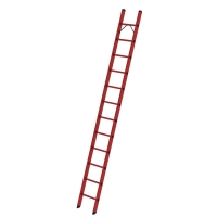 MUNK Sprossen-Anlegeleiter GFK ohne Traverse 12 Sprossen,...