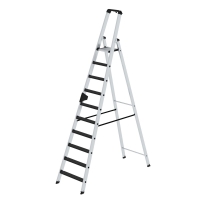 MUNK Stufen-Stehleiter einseitig begehbar mit clip-step...
