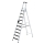 MUNK Stufen-Stehleiter einseitig begehbar mit clip-step R13 10 Stufen, 41630
