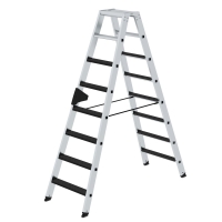 MUNK Stufen-Stehleiter beidseitig begehbar mit clip-step R13 2x8 Stufen, 41641