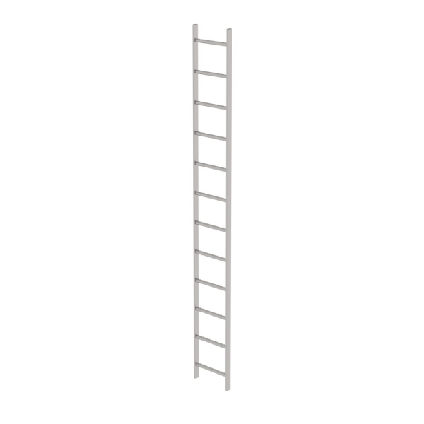 MUNK Schachtleiter Edelstahl V4A 400mm Lichte Weite 12 Sprossen, 63012