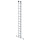 MUNK Sprossen-Schiebeleiter 2-teilig mit nivello®-Traverse 2x14 Sprossen, 20414