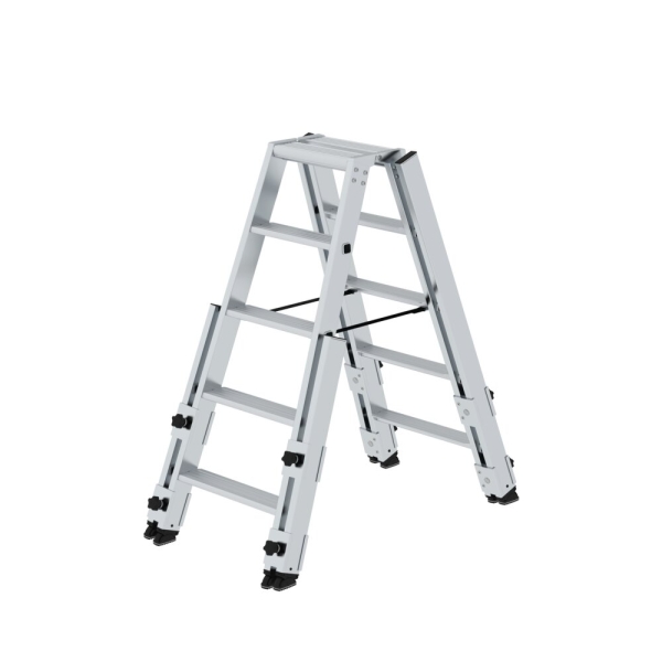 MUNK Stufen-Stehleiter treppengängig 2x5 Stufen, 42710