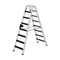 MUNK Stufen-Stehleiter beidseitig begehbar mit clip-step...