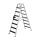 MUNK Stufen-Stehleiter beidseitig begehbar mit clip-step relax 2x8 Stufen, 42216