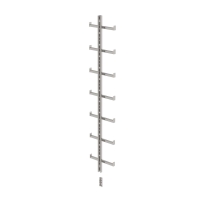 MUNK Einholmleiter Edelstahl V4A (1.4571) Länge...