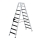 MUNK Stufen-Stehleiter beidseitig begehbar mit clip-step 2x9 Stufen, 41609
