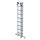 MUNK Sprossen-Mehrzweckleiter 3-teilig mit nivello®-Traverse und Wandlaufrollen 3x8 Sprossen, 33308