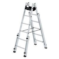 MUNK Sprossen-Stehleiter treppengängig 2x6 Sprossen,...