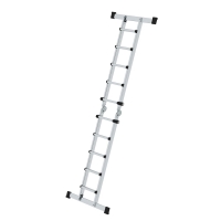 MUNK Teleskopleiter 4-teilig mit Traverse 4x5 Sprossen, 32123