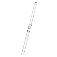 MUNK Sprossen-Seilzugleiter 2-teilig ohne Traverse 2x14...