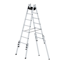 MUNK Sprossen-Stehleiter treppengängig 2x7 Sprossen, 33514