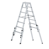 MUNK Stufen-Stehleiter treppengängig 2x7 Stufen, 42714