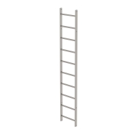 MUNK Leiterteil Edelstahl 10 Sprossen, 68265