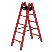 MUNK Sprossen-Stehleiter GFK 2x5 Sprossen, 36405