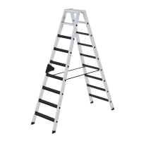 MUNK Stufen-Stehleiter beidseitig begehbar mit clip-step...