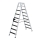 MUNK Stufen-Stehleiter beidseitig begehbar mit clip-step R13 2x9 Stufen, 41642