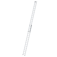 MUNK Sprossen-Schiebeleiter 2-teilig ohne Traverse 2x16...