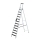 MUNK Stufen-Stehleiter einseitig begehbar mit clip-step relax 12 Stufen, 42112