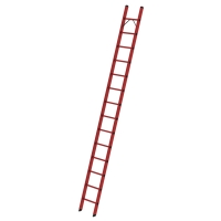 MUNK Sprossen-Anlegeleiter GFK ohne Traverse 14-Sprossen,...