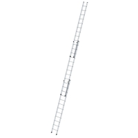 MUNK Sprossen-Schiebeleiter 3-teilig ohne Traverse 3x12...