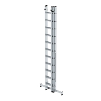 MUNK Mehrzweckleiter 3-teilig mit nivello®-Traverse...