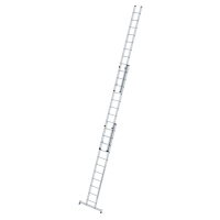 MUNK Mehrzweckleiter 3-teilig mit nivello®-Traverse 3x11 Sprossen, 11109