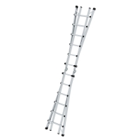 MUNK Teleskopleiter 4-teilig ohne Traverse 4x6 Sprossen, 32019